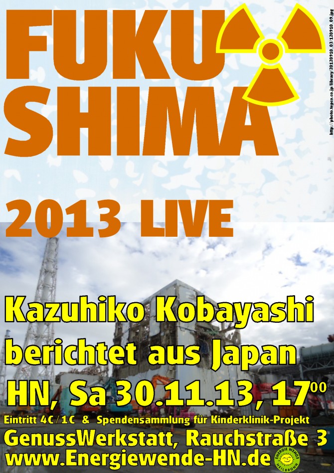 Flyer - Einladung zum Vortrag von Herrn Kobayashi am 30.11.2013